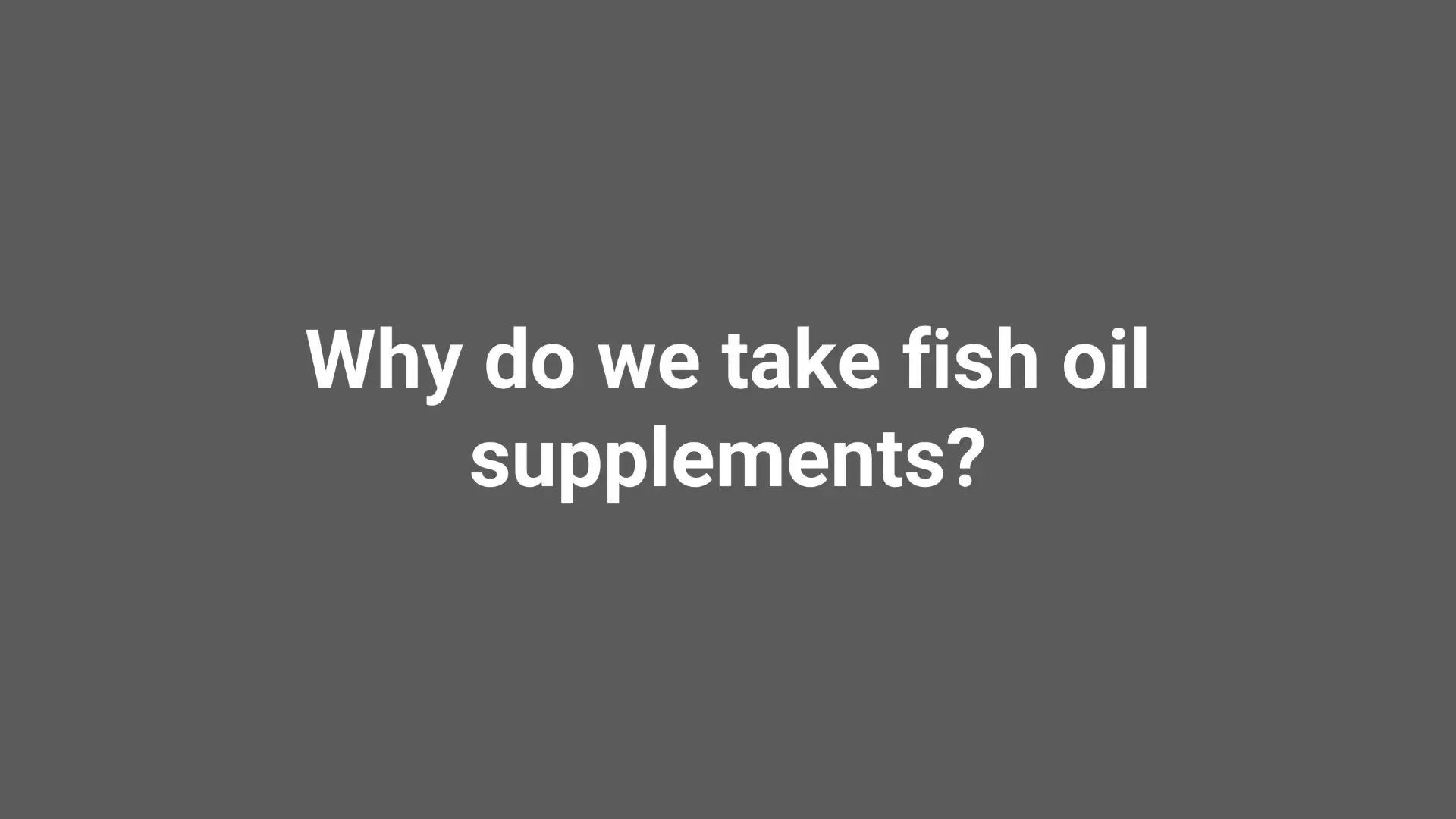 fish oil supplements