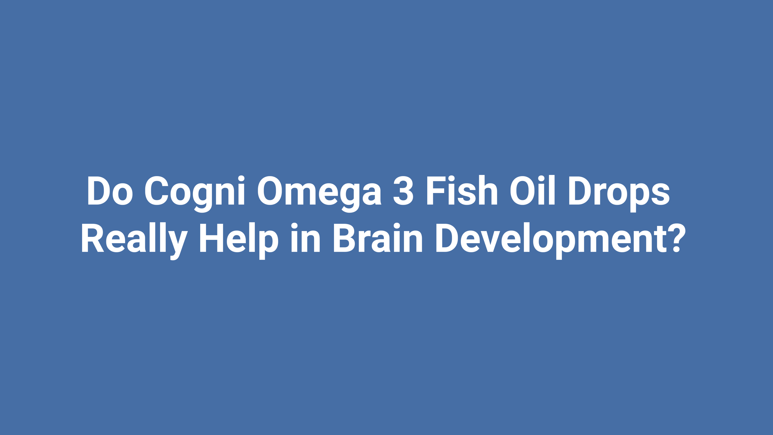 cogni omega 3 fish oil