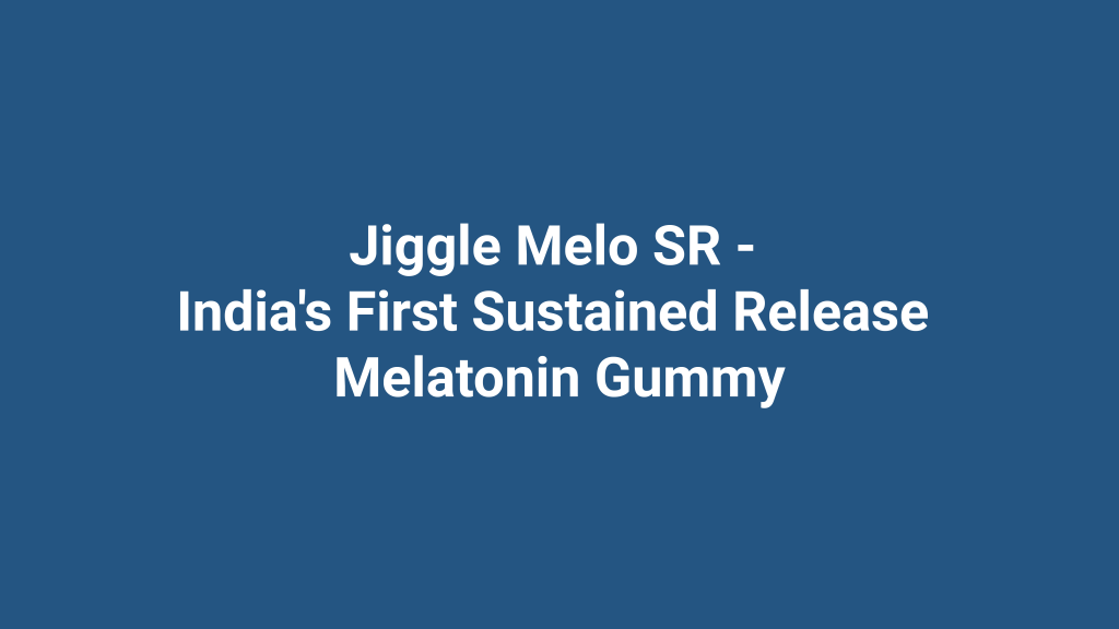 Sustained Release Melatonin Gummy